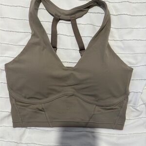 Gymshark Whitney Simmons Collab Taupe Sports Bra